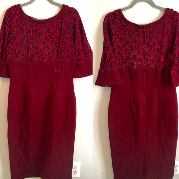 Tatyana Lace top wiggle dress XL BNWT - Picture 2 of 9